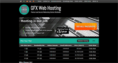 Desktop Screenshot of gfxwebhosting.com
